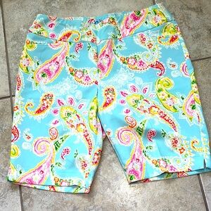 IBKUL Aqua Paisley Women's Shorts